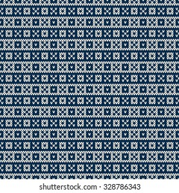 Winter Holiday Seamless Knitting Pattern