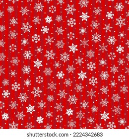 Winter holiday seamless pattern,celebrate theme on red background,vector illustration