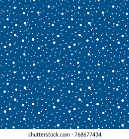 Winter Holiday vector background with snow