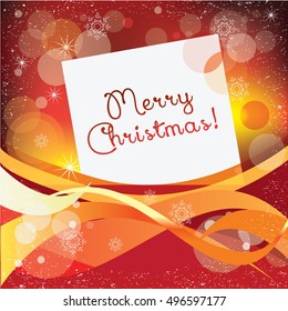 Winter holidays background with forest landscape. Christmas and New Year background