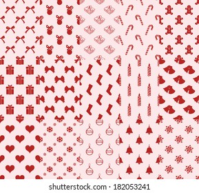 winter holidays (christmas) seamless pattern