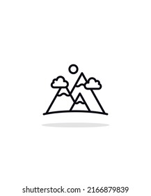 vacaciones de invierno, ilustración de icono vectorial, eps 10