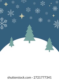 Conjunto de póster de vacaciones de invierno, tarjeta de Navidad, feliz año Nuevo.