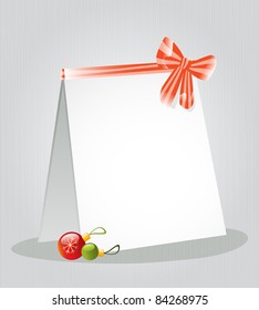 winter holidays season blank greeting card