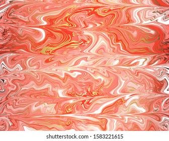 Winter Holidays theme Rose Gold Marble abstract pattern template. Modern white and red Christmas candy texture background. Covers, presentation, invitation, flyer, poster,  card and social media.