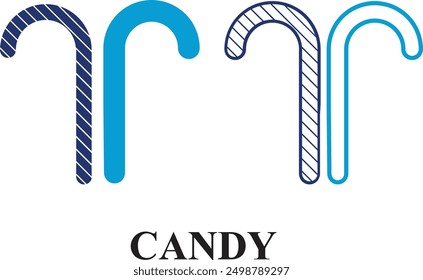 Winter Hot Tea, chocolate with Candy icon set isolated on white background. Editable colorful Icons of Cool Weather in fill and line style.