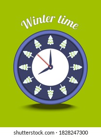 Winterzeit mit Fichtenholz, Winterzeit