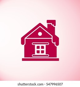 Winter house icon
