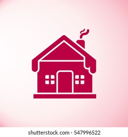Winter house icon