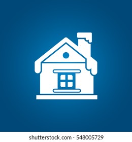 Winter house icon