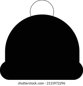 Illustration des isolierten Winterhauses, die leicht heruntergeladen werden kann