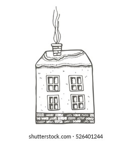 winter house picture