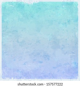 Winter ice themed grungy retro abstract background