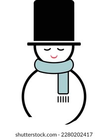 ilustración vectorial plana de icono de invierno