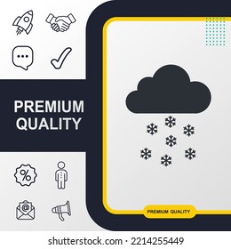 Winter icon graphic element. Modern design.