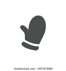 Winter Icon Isolated on Black and White Vector Graphic