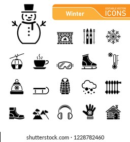 Winter Icon Set
