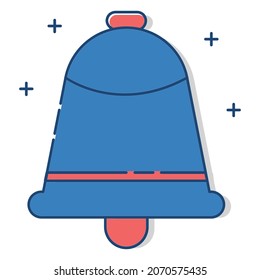 Winter icon set. Bell icon for your design