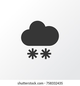 Winter Icon Symbol. Premium Quality Isolated Snowfall Element In Trendy Style.