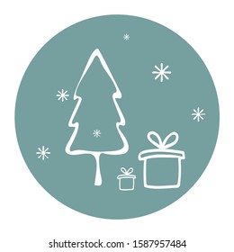 winter icon. Vector illustration Ep10