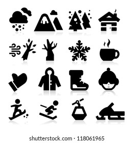 Winter icons