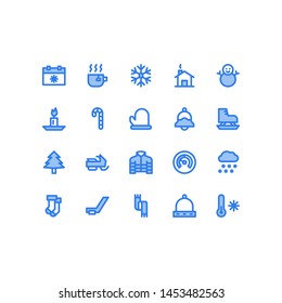 Winter icons in for any purposes. Perfect for website mobile app presentation and any other projects.