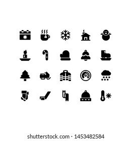 Winter icons in for any purposes. Perfect for website mobile app presentation and any other projects.