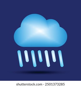winter icons with mash grediant and background