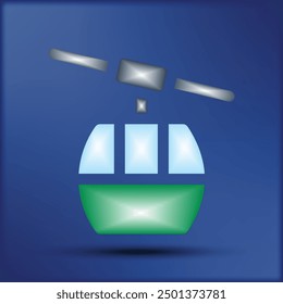 winter icons with mash grediant and background