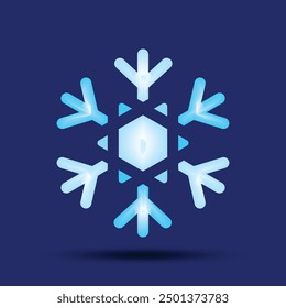 winter icons with mash grediant and background