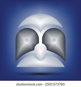 winter icons with mash grediant and background