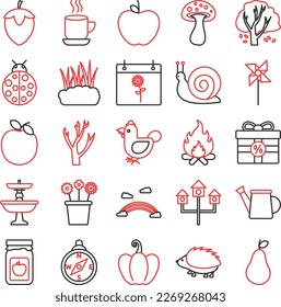 Winter icons pack, spring icons set, winter symbols, winter vector icons, new year  set, Tree pack, festival icons set, event , winter flat  set
