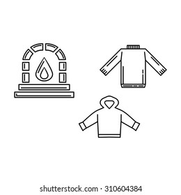 Winter Icons Set