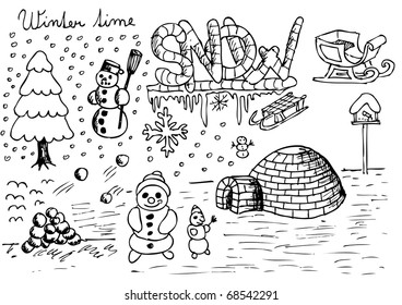 winter illustration