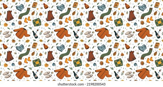 winter illustration vector pattern background 