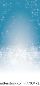 Winter image Background image, light blue? illumination and snow crystal , Christmas image, Valentine day image