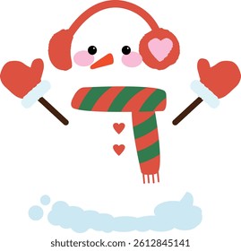 Winter Image Christmas Decoration Snowman