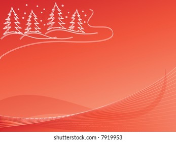 Winter imagination. Night before Christmas