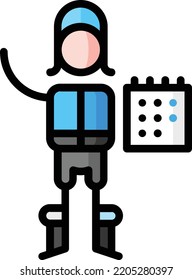 ilustración de material de elementos de diseño aislados en invierno. Vector de fondo blanco