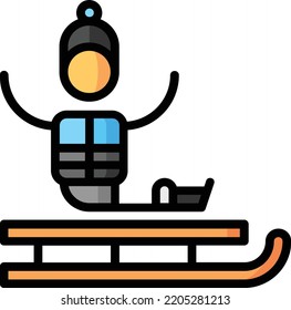 ilustración de material de elementos de diseño aislados en invierno. Vector de fondo blanco
