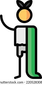 ilustración de material de elementos de diseño aislados en invierno. Vector de fondo blanco