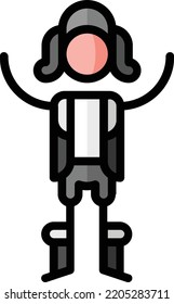 ilustración de material de elementos de diseño aislados en invierno. Vector de fondo blanco