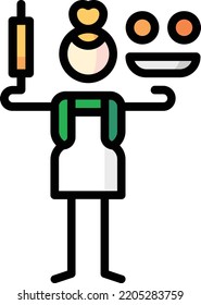 ilustración de material de elementos de diseño aislados en invierno. Vector de fondo blanco