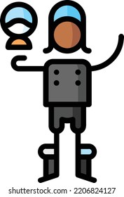 ilustración de material de elementos de diseño aislados en invierno. Vector de fondo blanco
