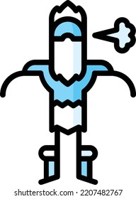 Stockillustration für einzelne Winterdesigns. Vektorgrafik auf weißem Hintergrund