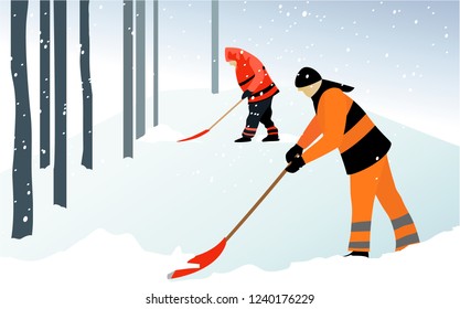 Winter issues after snowfall