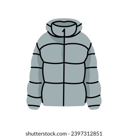 Winter clothing, clothing for cold winter season 17549343 Vector