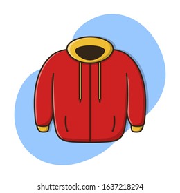 Winter Jacket Icon Vector Design Illustration