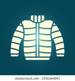 Winter jacket trendy artwork glorious abstract vector illustration colorful useful design.eps