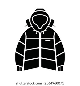 winter jacket vector. winter jacket shilhoutte